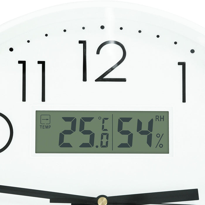 WALL CLOCK LATESSE-RST-WH