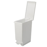 SLIM PEDAL BIN 20L WH