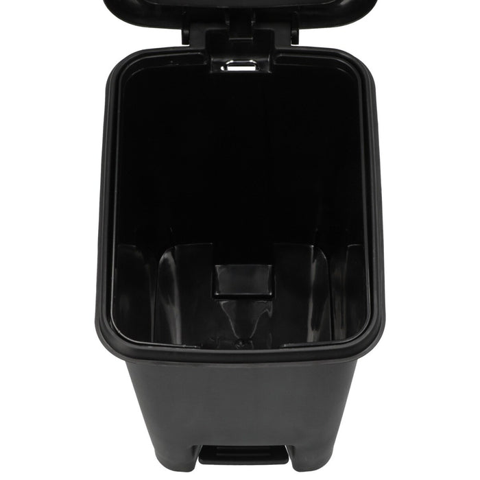 ANTIBACTERIAL AND DEODORANT STEP/PUSH DUST BIN 20L BK