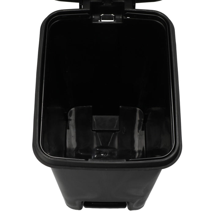 ANTIBACTERIAL AND DEODORANT STEP/PUSH DUST BIN 45L BK