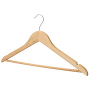 WOODEN CLOTH HANGER W45 EUCALY 5P
