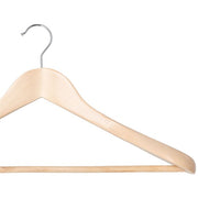 WOODEN JACKET HANGER W45 LOTUS