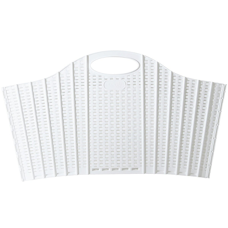 FOLDABLE LAUNDRY BASKET WH RATTAN