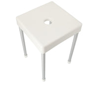 ANTIBACTERIAL ALUMINUM CHAIR SORINO 45CM WH