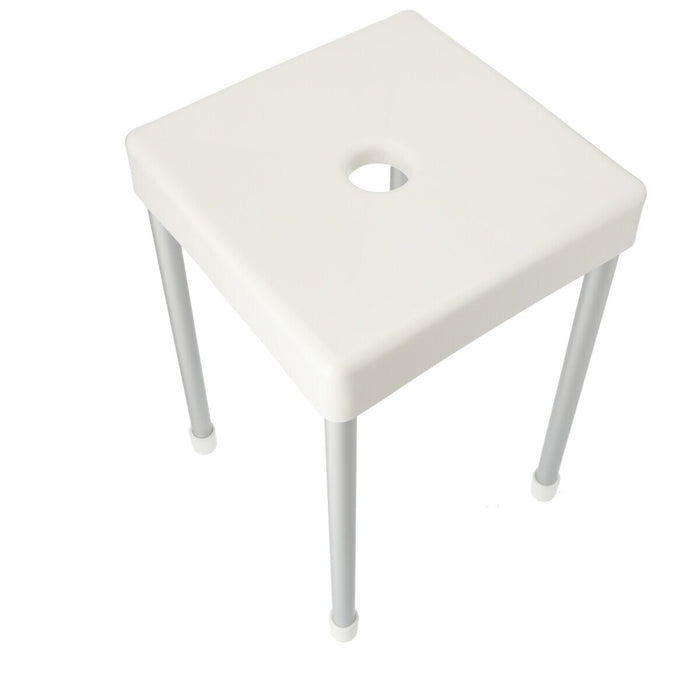 ANTIBACTERIAL ALUMINUM CHAIR SORINO 45CM WH