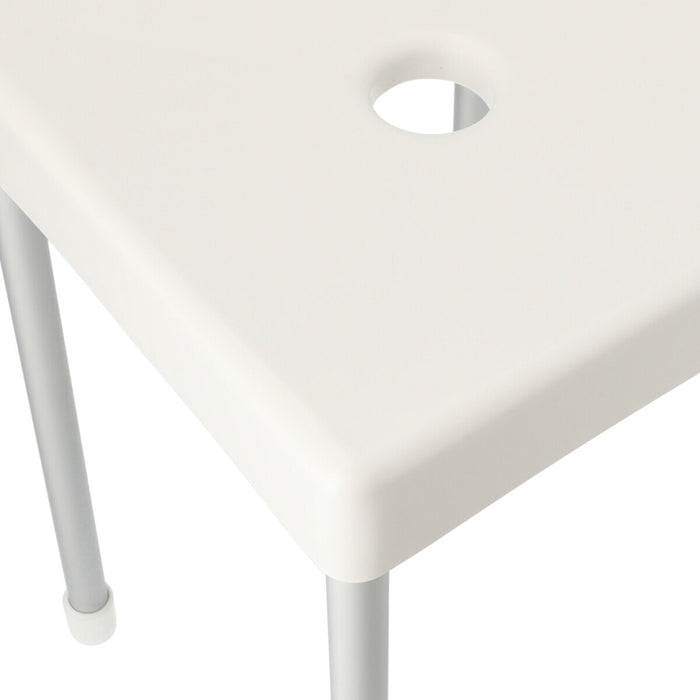 ANTIBACTERIAL ALUMINUM CHAIR SORINO 45CM WH