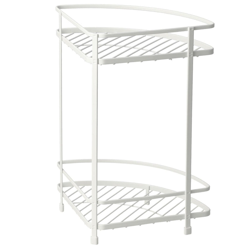 WIRE BATH RACK 2TIER CORNER PIATTO-2 W27.7D20H34