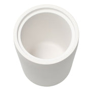 POROUS CERAMIC TOOTHBRUSH STAND ROUND WH