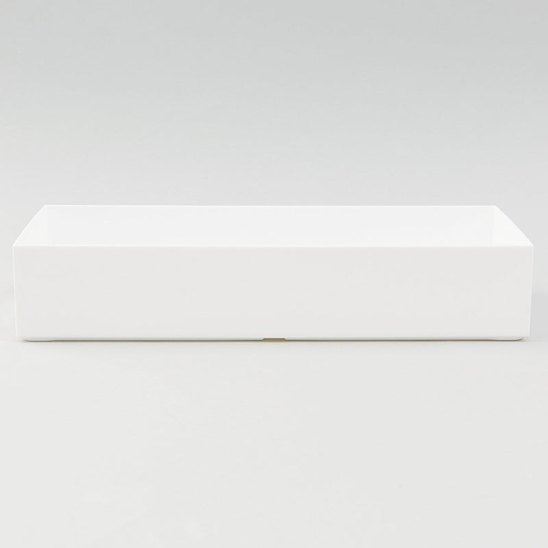 STORAGE BOX CLANE LOW-SHALLOW WH