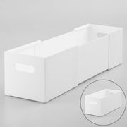 EXTENDABLE STORAGE BOX CLANE LOW WH