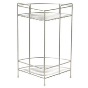 WIRE BATH RACK 2TIER CORNER FB3002 W19.5D19.5H36.5