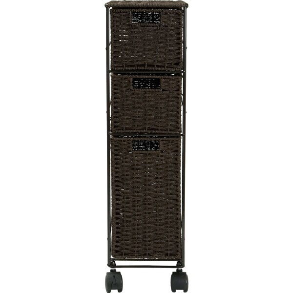 3TIER SLIM WAGON LAIRA DBR