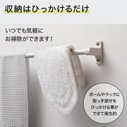 RUBBER COATED FIVER BATH BRUSH WH
