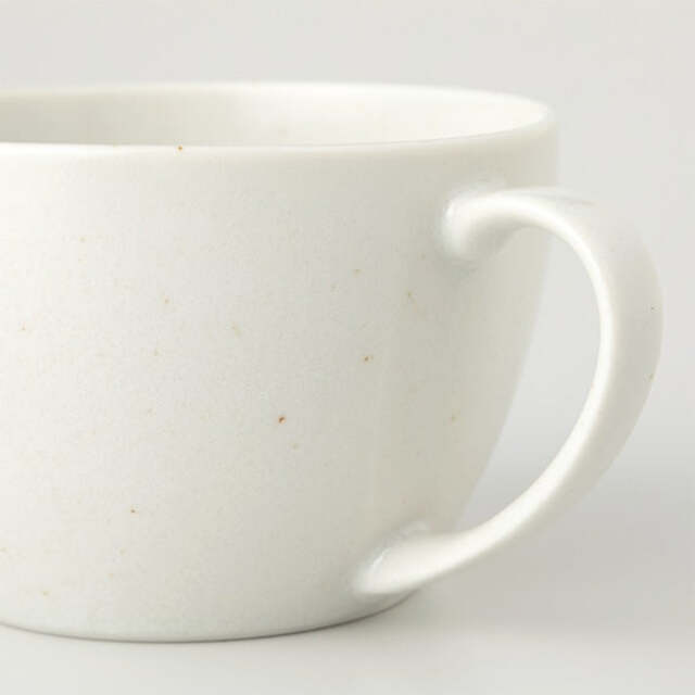 Lightweight Soup Cup L Karuekure Shirokaratu D15xH7.8