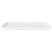 NON-SLIP PLASTIC TRAY WH S