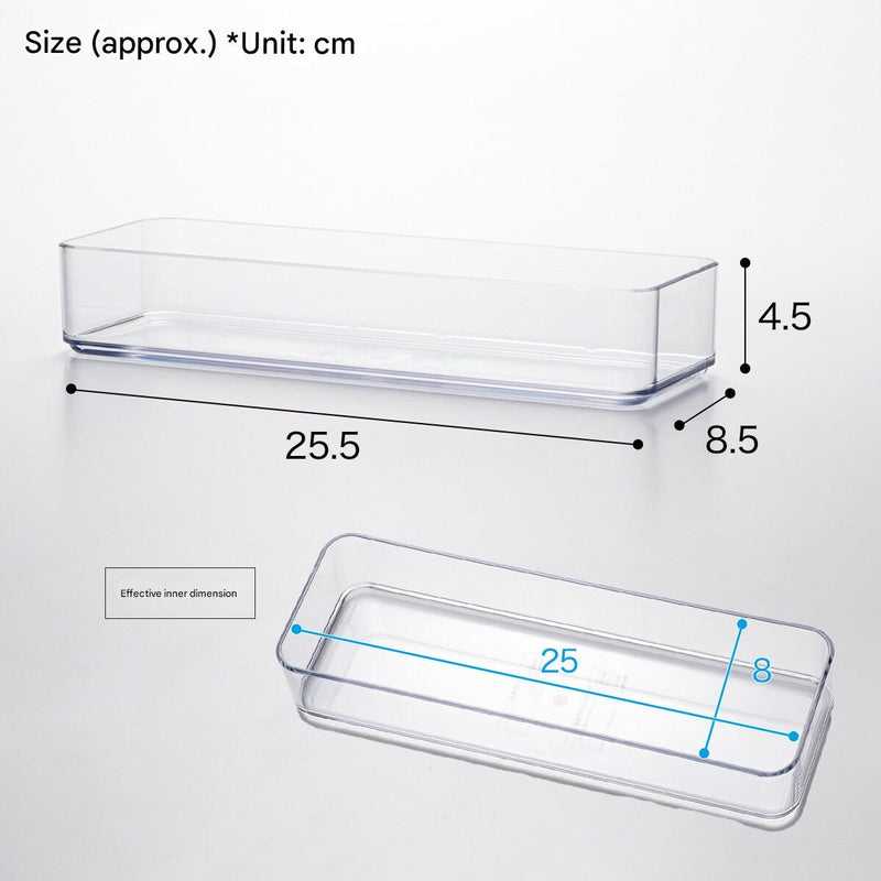 ORGANIZING TRAY L CL N-BLANC