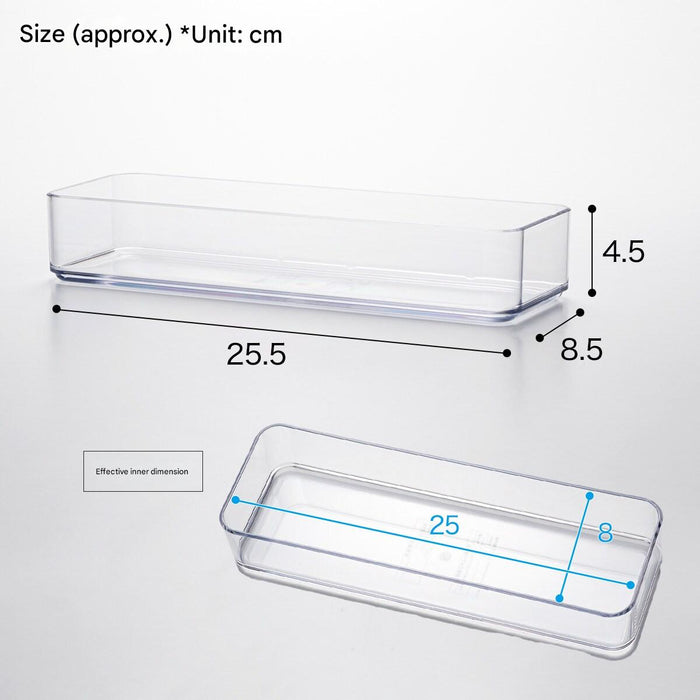 ORGANIZING TRAY L CL N-BLANC