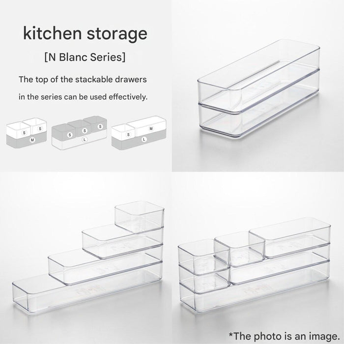 ORGANIZING TRAY L CL N-BLANC