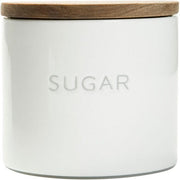 PORCELAIN CANISTER 350ML SUGAR