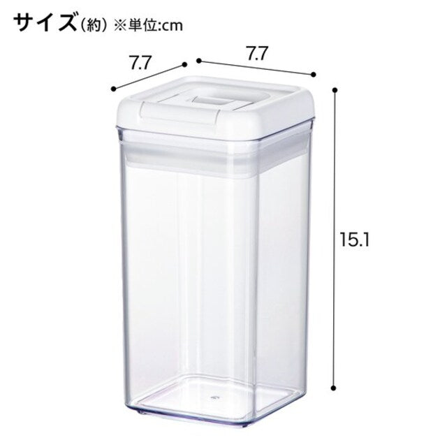 WASHABLE LEVER CANISTER S500mL WH