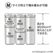 WASHABLE LEVER CANISTER M500mL WH