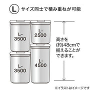 WASHABLE LEVER CANISTER L2500mL WH