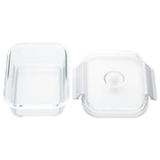 HEAT RESISTANT GLASS VACUUM STORAGE CONTAINER1040ML RECTANGULAR