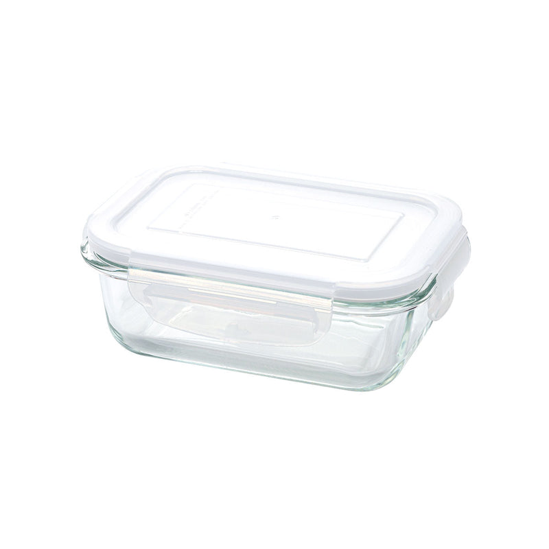 Heat Resistant Glass Storage Container 370ml Rectangular