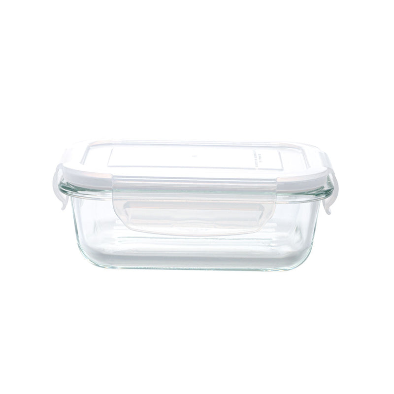 Heat Resistant Glass Storage Container 370ml Rectangular