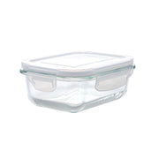 Heat Resistant Glass Storage Container 370ml Rectangular