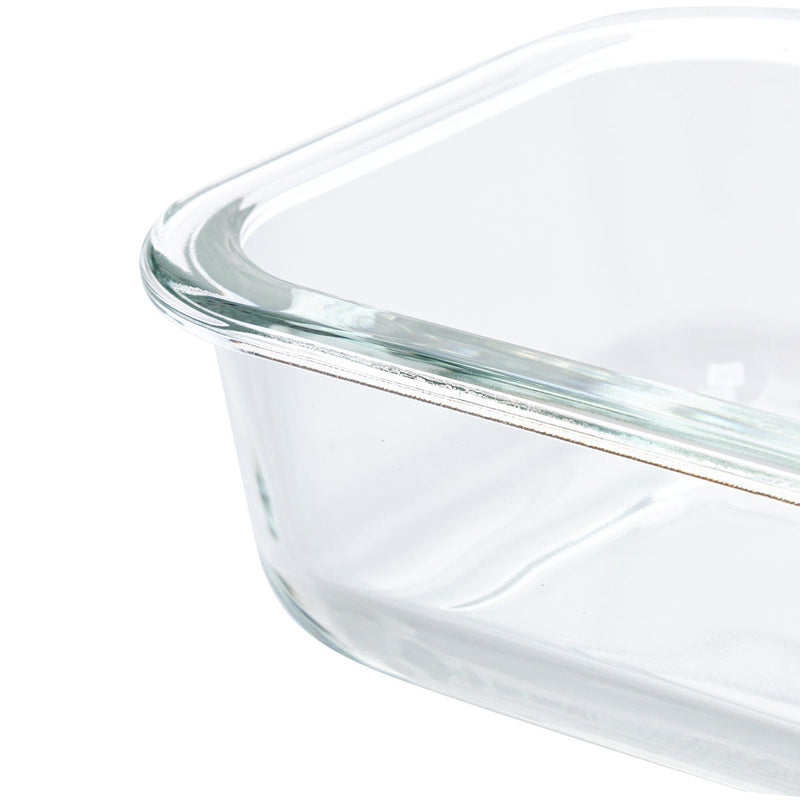 Heat Resistant Glass Storage Container 370ml Rectangular