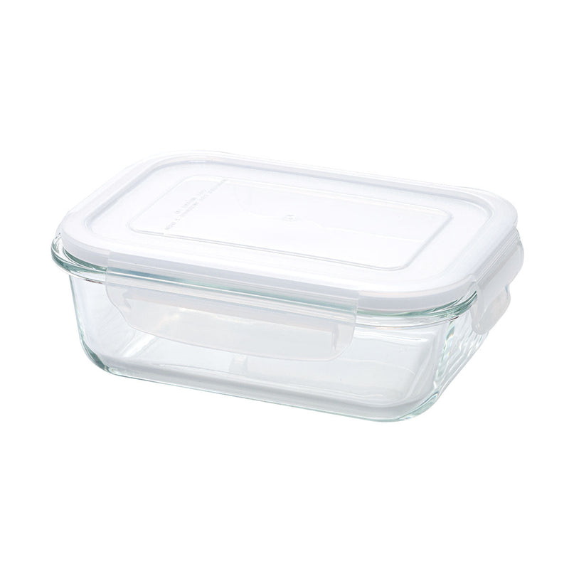 Heat Resistant Glass Storage Container 650ml Rectangular