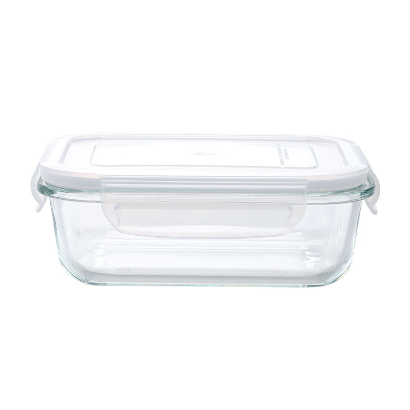 Heat Resistant Glass Storage Container 650ml Rectangular