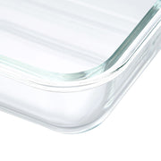Heat Resistant Glass Storage Container 650ml Rectangular