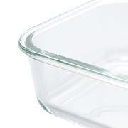 Heat Resistant Glass Storage Container 1040ml Rectangular