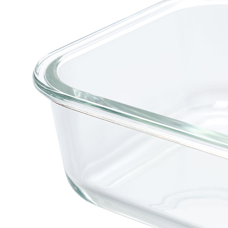 Heat Resistant Glass Storage Container 1040ml Rectangular