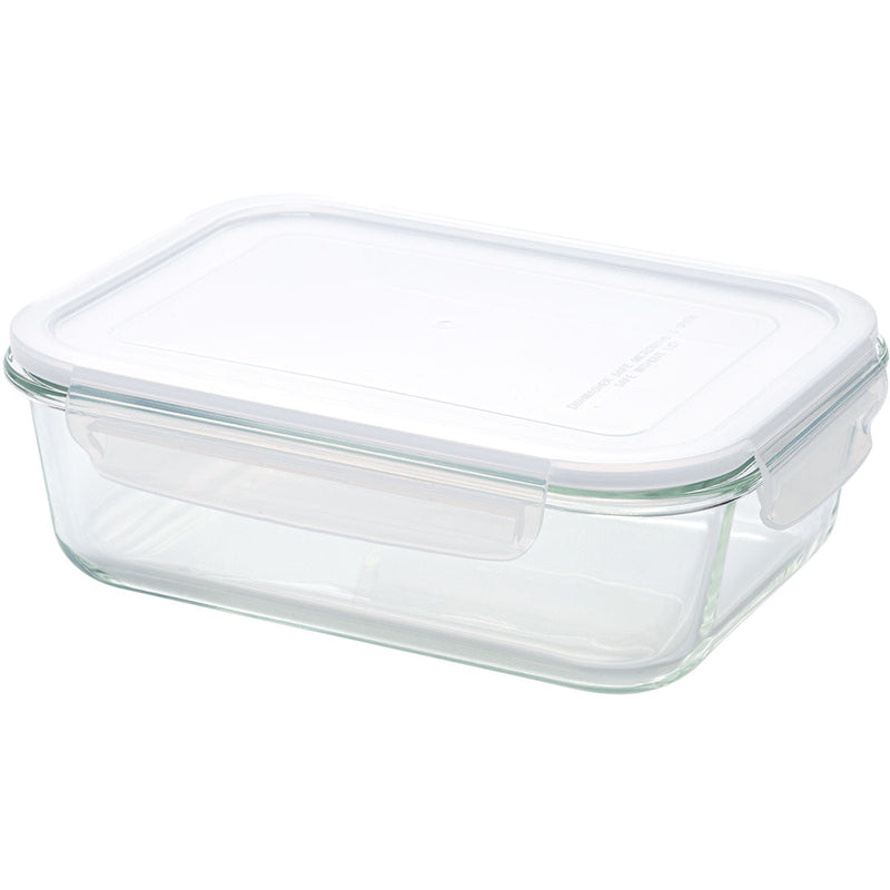 Heat Resistant Glass Storage Container 1500ml Rectangular