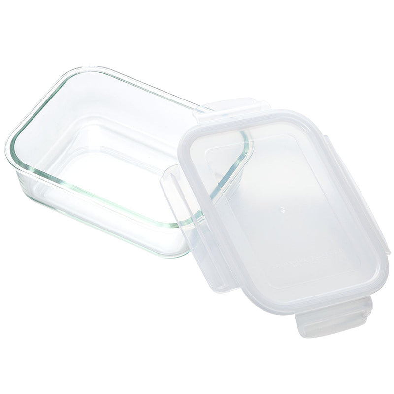 Heat Resistant Glass Storage Container 1500ml Rectangular