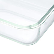 Heat Resistant Glass Storage Container 1500ml Rectangular