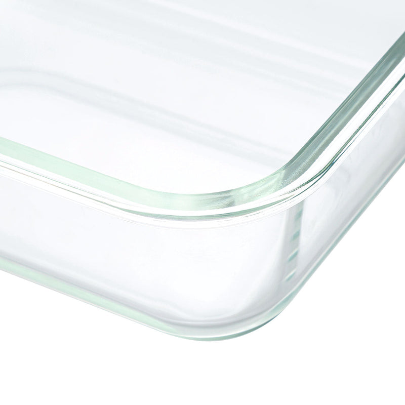 Heat Resistant Glass Storage Container 1500ml Rectangular