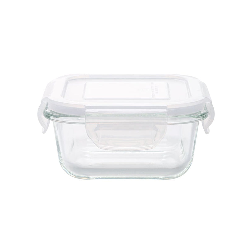 HEAT RESISTANT GLASS STORAGE CONTAINER 300ML Square