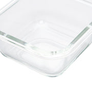 HEAT RESISTANT GLASS STORAGE CONTAINER 300ML Square