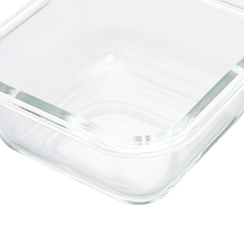 HEAT RESISTANT GLASS STORAGE CONTAINER 300ML Square