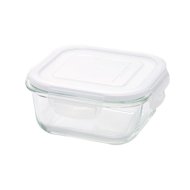 HEAT RESISTANT GLASS STORAGE CONTAINER 510ML Square