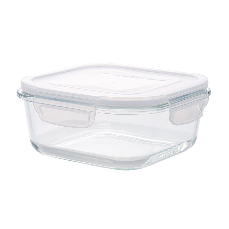 HEAT RESISTANT GLASS STORAGE CONTAINER 780ML Square