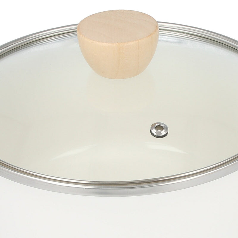 ENAMEL SAUCEPAN 18cm WH