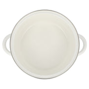 ENAMEL CASSEROLE 20cm WH