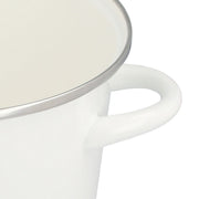 ENAMEL CASSEROLE 22cm WH