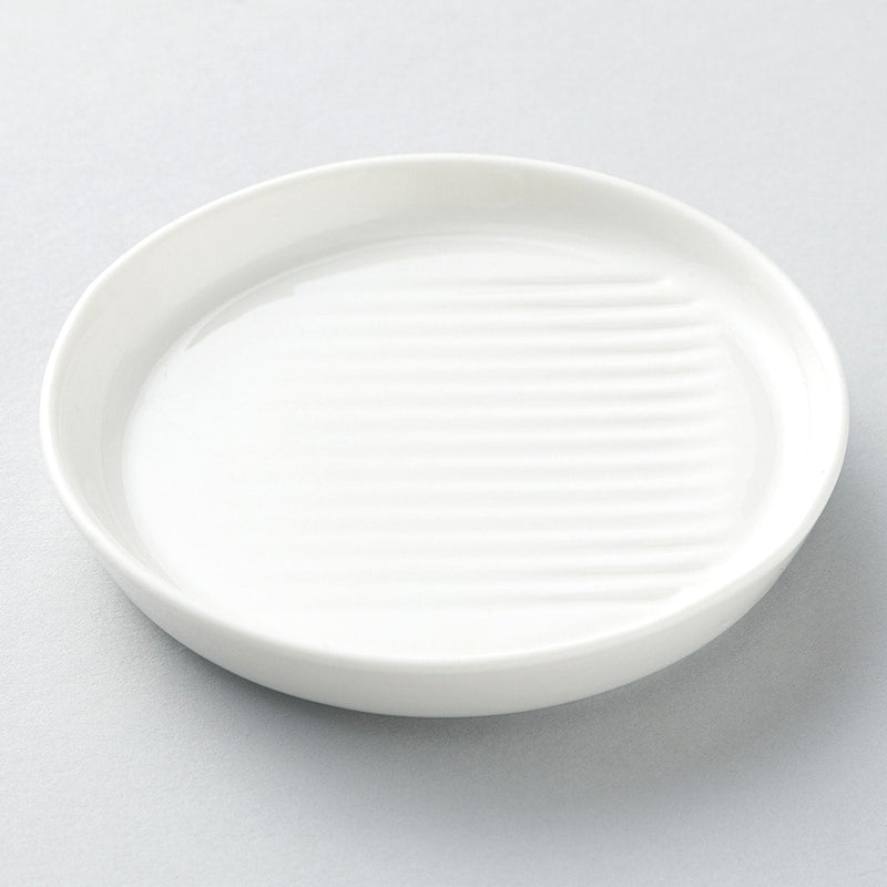 ROUND SAUCE PLATE BEACH CW111