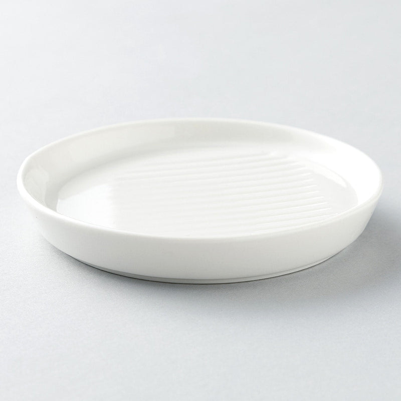 ROUND SAUCE PLATE BEACH CW111